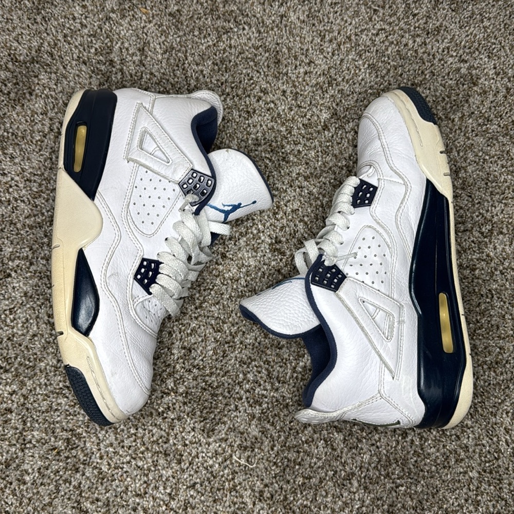 NIKE Men's Jordan 4 Retro Columbia Shoes Size 8 - Picture 7 of 12